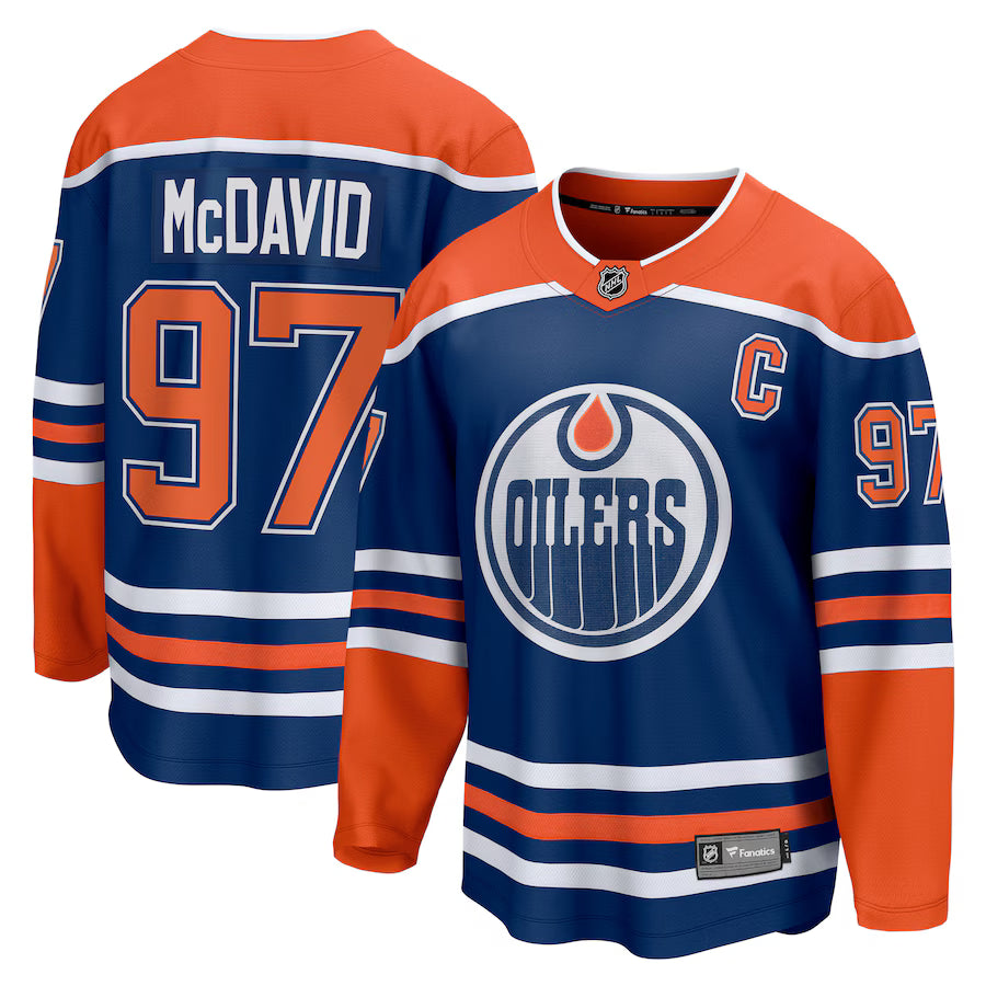 Connor McDavid NHL Edmonton Oilers Jerseys