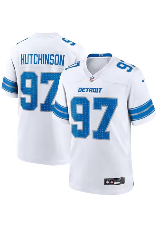 Aidan Hutchinson Detroit Lions Nike Jerseys