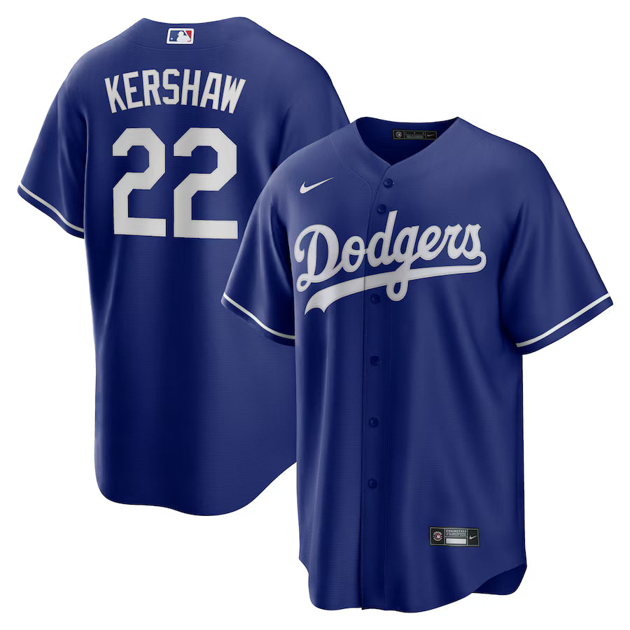 Clayton Kershaw MLB Los Angeles Dodgers Nike Jerseys
