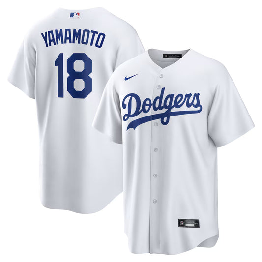 Yoshinobu Yamamoto MLB Los Angeles Dodgers Nike Jerseys