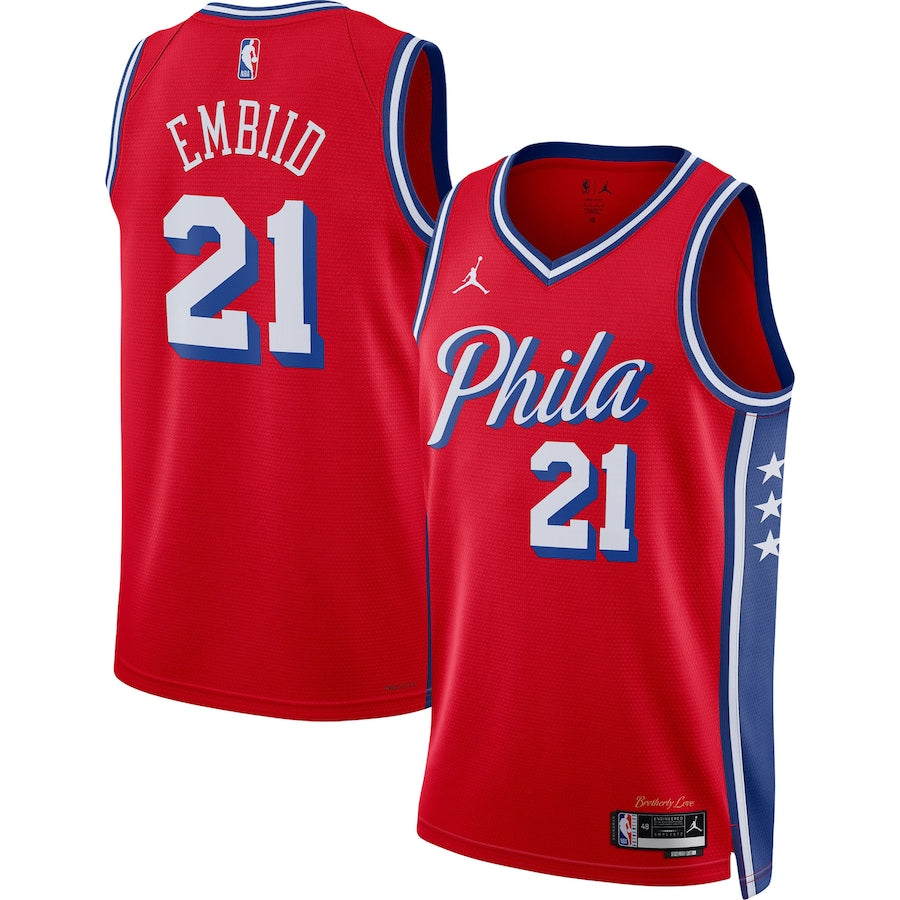 Joel Embiid NBA Philadelphia 76ers Nike Jerseys